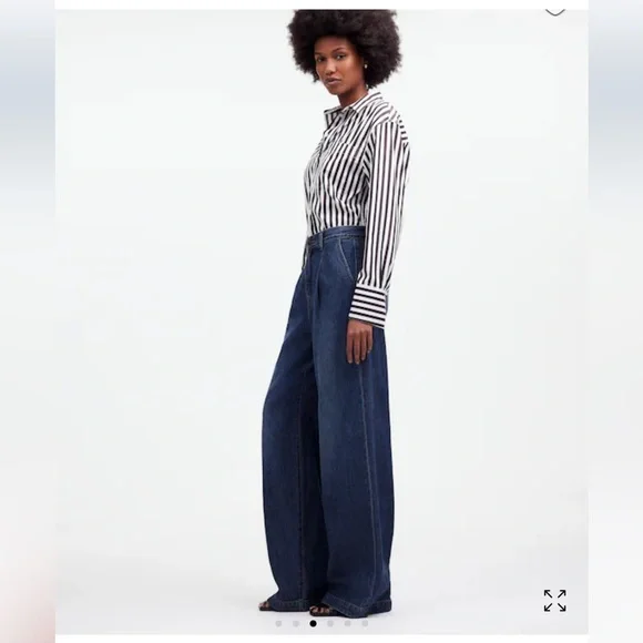 Madewell The Harlow Wide-Leg Jean: Airy Denim Edition sz 24 NWT - Picture 3 of 11